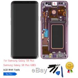 Purple LCD Touch Screen Digitizer Assembly with Frame For Samsung Galaxy S9 Plus