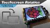 Raspberry Pi Lcd Touchscreen Rotation