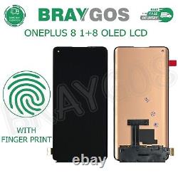 Replacement For OnePlus 8 1+8 OLED LCD Display Assembly Touch Screen Digitizer