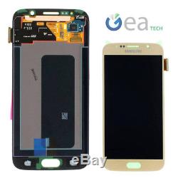 SAMSUNG Display LCD Originale + Touch Screen + Frame Per Galaxy S6 SM-G920F Gold