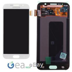 SAMSUNG Display LCD Originale + Touch Screen Per Galaxy S6 SM-G920F Bianco