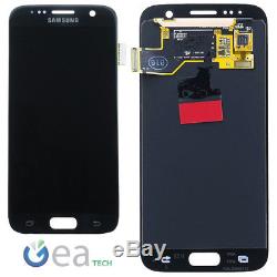 SAMSUNG Display LCD Originale + Touch Screen Per Galaxy S7 SM-G930F Nero Black