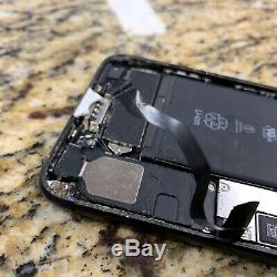 SCREEN MISSING LCD DAMAGED Apple iPhone 7 Plus 128GB Black Unlocked Cracked #48