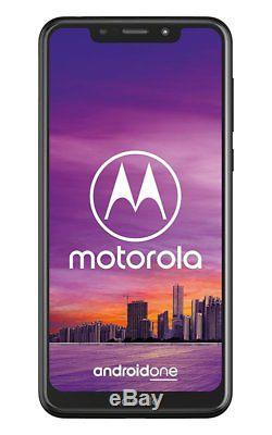 SIM Free Motorola One 5.9 Inch LCD 64GB 15MP 4K UHD Android Mobile Phone Black