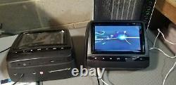 SONIC 2X7 Digital LCD TFT Screen CAR Headrest DVD Player Pillow Monitor, HR7A#