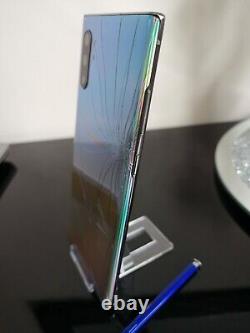Samsung Galaxy Note 10 Plus 5G 256GB Aura Glow Unlocked (Damaged LCD & Back)