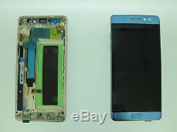 Samsung Galaxy Note 7 Fe N930f LCD Touch Screen Display Original Genuine Blue