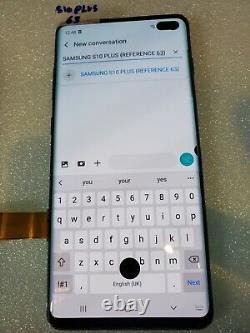 Samsung Galaxy S10 Plus AMOLED LCD Digitizer Screen Touch Assembly Display? REF63