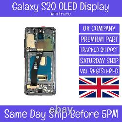 Samsung Galaxy S20 4G+5G SM-G980/G981 OLED LCD Screen Display Touch Digitizer