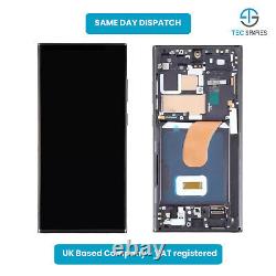 Samsung Galaxy S23 Ultra S918b Lcd Display Touch Screen +Frame Big Size