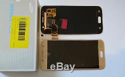 Samsung Galaxy S7 G930f LCD Touch Screen Display Original Genuine Gold Complete