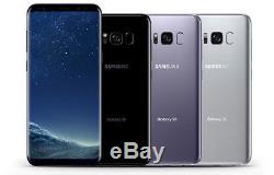 Samsung Galaxy S8 SM-G950U1 64GB Gray Silver Black Unlocked Very Good Shadow LCD