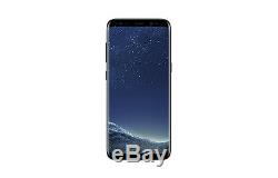 Samsung Galaxy S8 SM-G950U1 64GB black (Unlocked) Very Good Shadow LCD