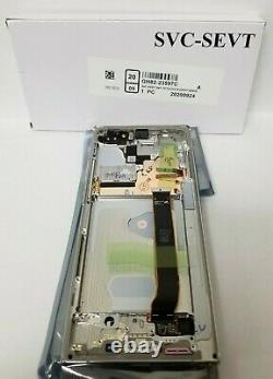 Samsung galaxy Note 20 Ultra White LCD Touch Screen Digitizer + Frame N986 OEM