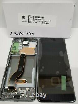 Samsung galaxy S20 Plus Gray LCD Touch Screen Digitizer Frame G986 OEM NEW S20+