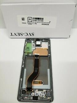 Samsung galaxy S20 Plus Gray LCD Touch Screen Digitizer Frame G986 OEM NEW S20+