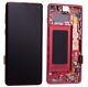 Service Pack Lcd For Samsung Galaxy S10 Sm-g973f Display Touch Screen Red Org
