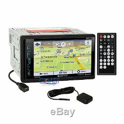 Soundstream DVD GPS Bluetooth Stereo Dash Kit OnStar Bose SWC Harness for GM