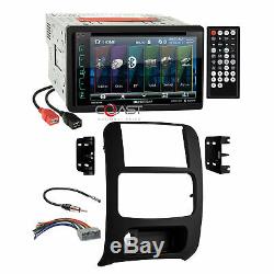 Soundstream DVD USB Bluetooth Stereo Dash Kit Harness for 2002-07 Jeep Liberty
