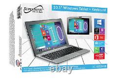Supersonic 10.1 IPS Touchscreen 2GB RAM/32GB W10 2-in-1 Laptop / Tablet SC1032W