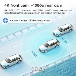 TOGUARD 12 4K Dual Dashcam GPS Kamera Auto Rückspiegel Touchscreen DVR Camera