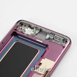 UK OLED Display LCD Touch Screen+Purple Frame For Samsung Galaxy S9 Plus SM-G965