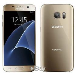 UNLOCKED Samsung Galaxy S7 G930U G930 Gold T-Mobile AT&T Cricket GSM Shadow LCD