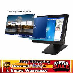 15 Moniteur à écran tactile LCD VGA POS Affichage Kiosque tactile Restaurant Commerce de détail