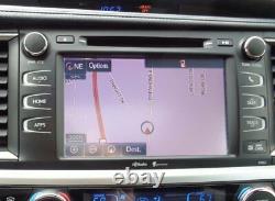 2014-2018 Toyota Highlander Oem Gps Navigation Radio Touch Screen Écran LCD 8