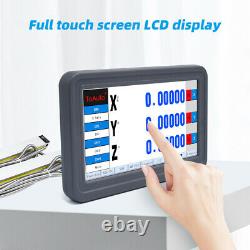 2/3 Achsen Digitalanzeige LCD Dro Touch Écran Anzeige 5μm Lineare Skala Échelle