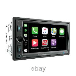 6.5 Bluetooth Radio Am/fm Mp3 Usb Apple Car Play Double Din LCD Écran Tactile