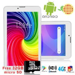 7.0 Android 9.0 Tablette Pc 4core Phablet Gsm 4g Téléphone Gratuit 32 Go Microsd Débloqué