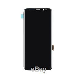 Affichage LCD Pour Écran Tactile Samsung Galaxy S8 Sm-g950f Glas Bildschirm Schwarz