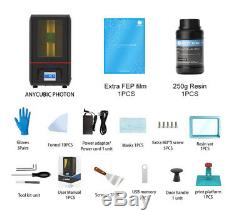 Anycubic Photon LCD Sla Imprimante 3d Résine Uv Light-cure 2.8 Pour Écran Tactile Uk Plug
