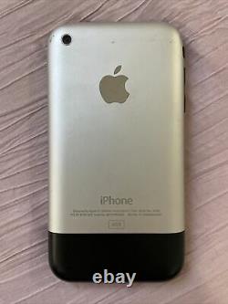 Apple Iphone 1ère Génération 8 Go Noir A1203 1.1.2 Frein De Prison Firmware Rare