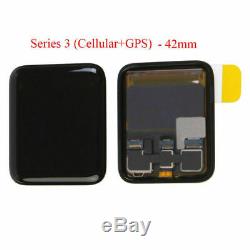 Apple Montre Série 3 Iwatch 38mm 42mm LCD Affichage Tactile Gps Écran + Cellula