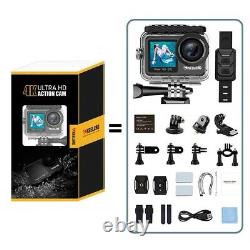 Camera D'action Dual Screen 4k 60fps 20mp Keelead K80 Caméra Avec LCD 2.0 Touch