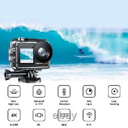 Campark 4k Action Kamera Sport Cam 20mp Wlan Eis Écran Tactile LCD 40m Wasserdicht