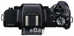 Canon Eos M50 3 Pouces LCD 4k 24.1mp Wifi Flash Intégré Vlogger Kit Noir