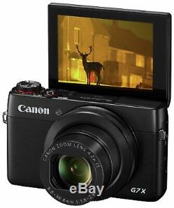 Canon G7x Mkii 20.1mp Zoom 4,2x 3 Pouces LCD Connexion Wi-fi Vlogger Caméra Starter Kit