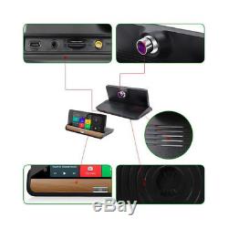 Car Cam Double Caméra Dash Navigation Gps Driving Recorder 7 Dans LCD Wifi Android