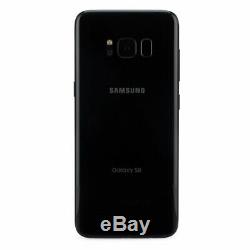 Clean LCD Samsung Galaxy S8 Noir 64go At & T Seulement L'écran G950u Est Scratch Free