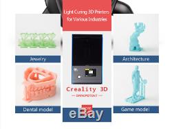 Creality Ld-001 Résine Uv D'imprimante LCD Sla 3d 3,5 'écran Tactile 120x70x120mm