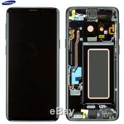 D'origine Samsung Galaxy S9 Sm-g960f Écran LCD À Écran Tactile Bildschirm Schwarz