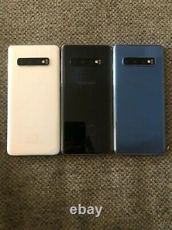 Débloqué Samsung Galaxy S10 Sm-g973u (at & T) Verre Fêlé, Téléphone LCD Bad