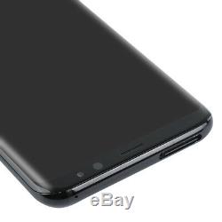Digitaliseur D'écran Tactile D'affichage D'affichage À Cristaux Liquides D'oem Pour Le Cadre De Samsung Galaxy S8 + Plus Noir