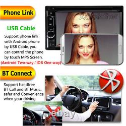 Double Din 6.9 Inch In Dash Car Stereo Radio CD DVD LCD Lecteur Bluetooth+ Caméra