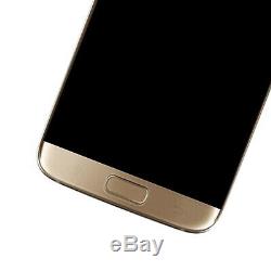 Écran LCD Écran Tactile Digitizer + Cadre Pour Samsung Galaxy S7 Bord G935f Or
