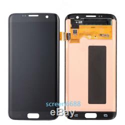 Écran LCD Écran Tactile Ricambio Par Samsung Galaxy S7 Bord Sm-g935 G935f Nero