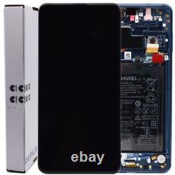 Écran LCD Tactile Pour Huawei Mate 20 Pack De Service En Verre De Remplacement Batterie Bleu